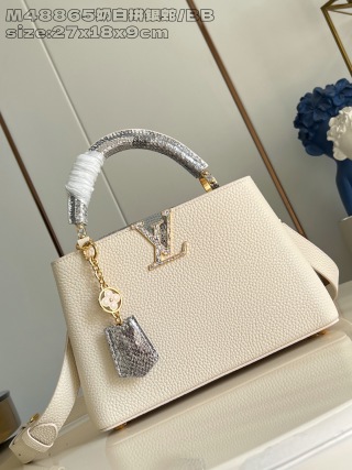 루이비통 M48865 화이트 카푸신 핸드백 BB 스몰 Louis Vuitton Bag