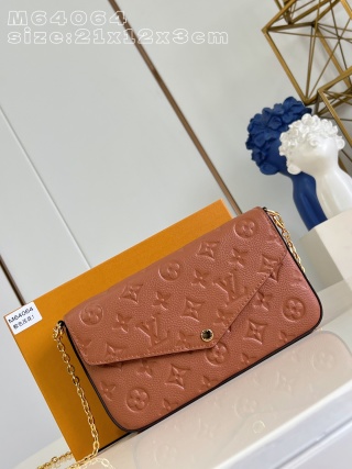 루이비통 M64064 브라운 포쉐트 펠리시 모노그램 앙프렝뜨 Louis Vuitton Bag