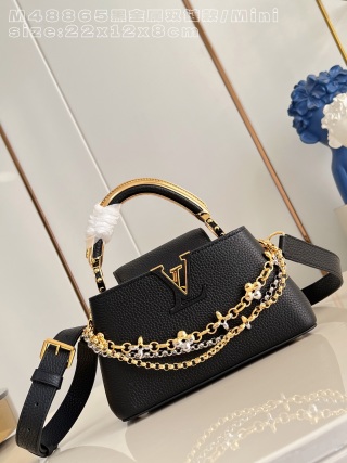 루이비통 M48865 블랙 카푸신 핸드백 미니 Louis Vuitton Bag