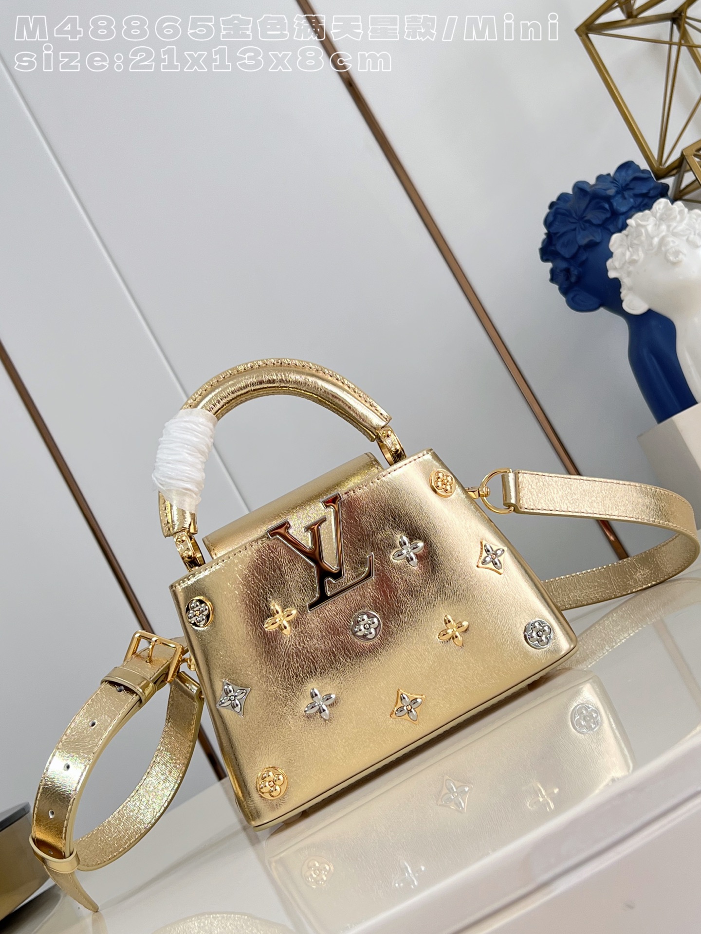 루이비통 M48865 실버 카푸신 핸드백 미니 Louis Vuitton Bag