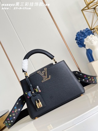 루이비통 M48865 블랙 카푸신 핸드백 BB 스몰 모노그램 Louis Vuitton Bag