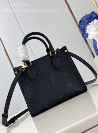 루이비통 M46993 블랙 온더고 핸드백 BB 모노그램 앙프렝뜨 Louis Vuitton Bag