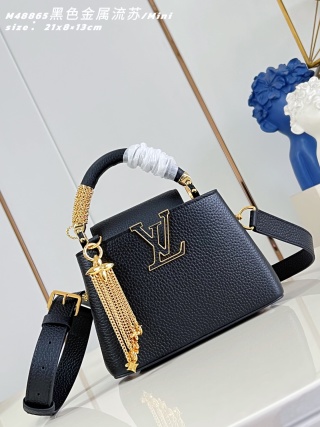 루이비통 M48865 블랙 카푸신 핸드백 미니 Louis Vuitton Bag