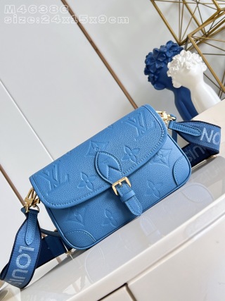 루이비통 M46386 블루 다이앤 핸드백 모노그램 앙프렝뜨 Louis Vuitton Bag