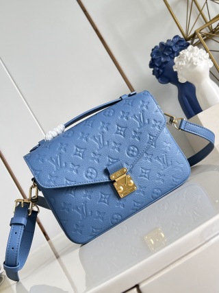 루이비통 M41487 블루 포쉐트 메티스 핸드백 모노그램 앙프렝뜨 Louis Vuitton Bag