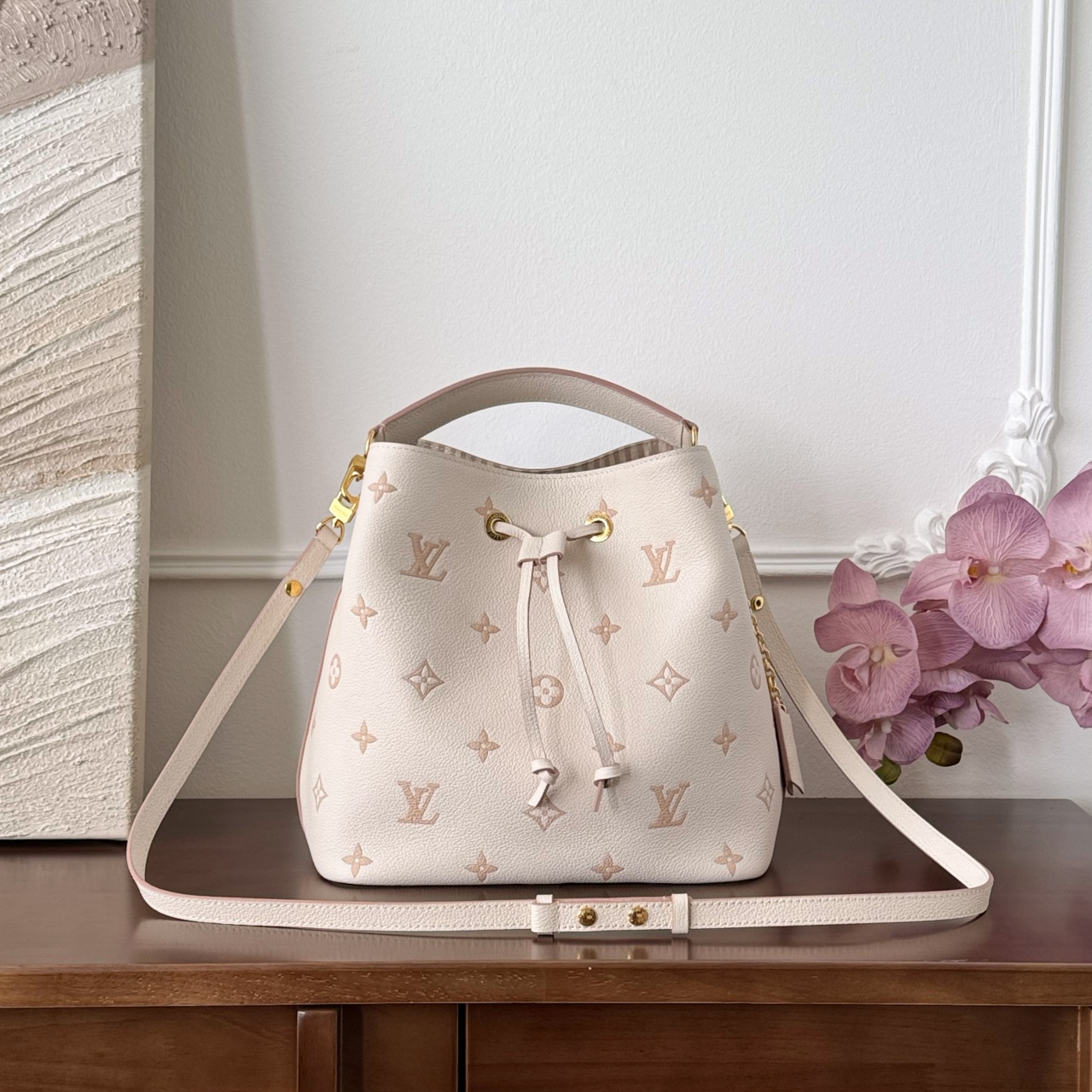 루이비통 버킷백 - 핑크 꽃무늬 M14401 가방 Louis Vuitton Bag
