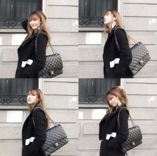 샤넬 CF 클래식 플랩백 블랙 금장 32834 Chanel Bag