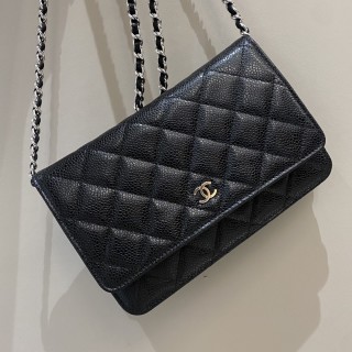 샤넬 WOC 체인백 블랙 은장 32883 Chanel Bag