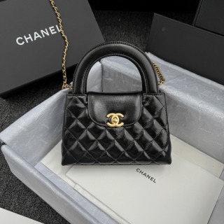 샤넬 23K 켈리백 라지 블랙 금장 퀼팅 32893 Chanel Bag