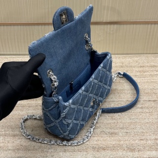 샤넬 가방 은장 데님 체인 32909 Chanel Bag