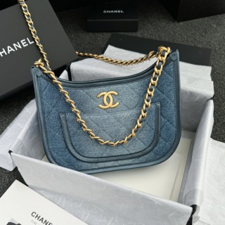 샤넬 호보백 금장 데님 32920 Chanel Bag