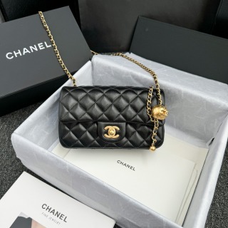 샤넬 가방 블랙 금장 램스킨 32923 Chanel Bag
