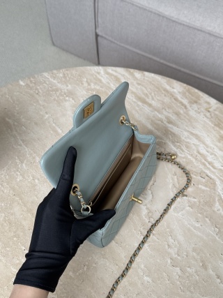 샤넬 가방 블루 금장 32985 Chanel Bag