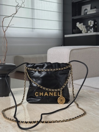 샤넬 가방 미니 블랙 금장 33033 Chanel Bag