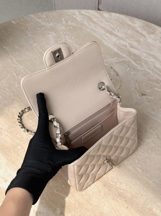 샤넬 가방 은장 엣지 스티치 33038 Chanel Bag