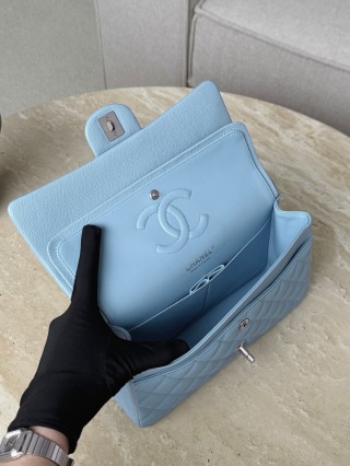 샤넬 가방 라이트 블루 캐비어 33052 Chanel Bag