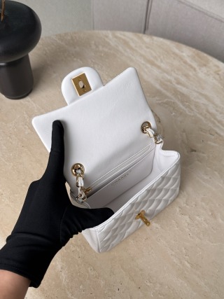 샤넬 가방 화이트 금장 33069 Chanel Bag