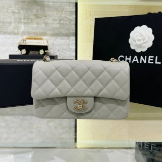 샤넬 CF 클래식 플랩백 20cm 연금장 캐비어 소가죽 33219 Chanel Bag