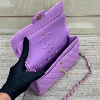 샤넬 가방 퍼플 금장 캐비어 33231 Chanel Bag