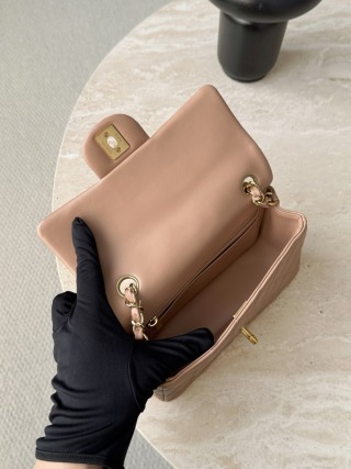 샤넬 가방 밀크티 베이지 금장 33509 Chanel Bag