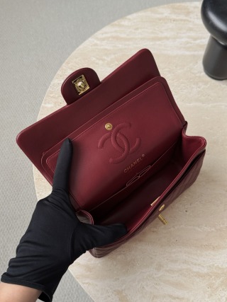 샤넬 가방 버건디 레드 금장 33516 Chanel Bag