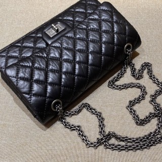 샤넬 가방 24cm 블랙 금장 은장 33651 Chanel Bag