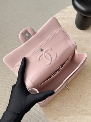 샤넬 가방 라이트 핑크 은장 33689 Chanel Bag