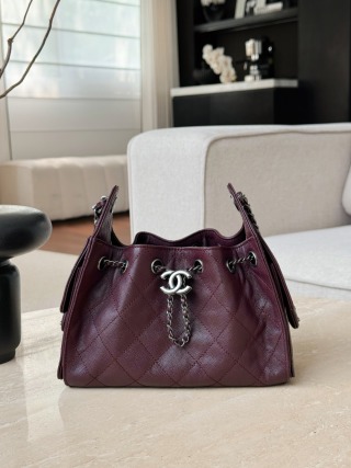 샤넬 가방 미니 버건디 레드 33814 Chanel Bag