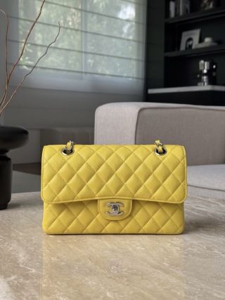 샤넬 가방 옐로우 은장 33853 Chanel Bag