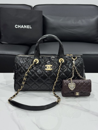 샤넬 가방 다크 레드 블랙 33908 Chanel Bag