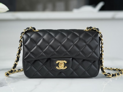 샤넬 클래식 플랩백 블랙 램스킨 33949 Chanel Bag