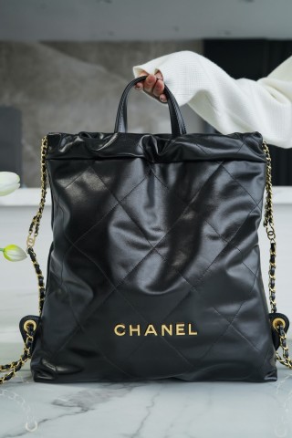 샤넬 드로우스트링백 블랙 금장 51x40x9cm 33986 Chanel Bag
