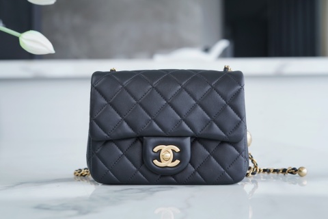 샤넬 호보백 블랙 13x18x7cm 33988 Chanel Bag