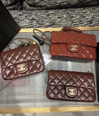 샤넬 24K 스퀘어백 미니 램스킨 13x20x7cm 33992 Chanel Bag