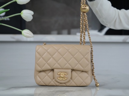 샤넬 23K 호보백 베이지 13x18x7cm 34021 Chanel Bag
