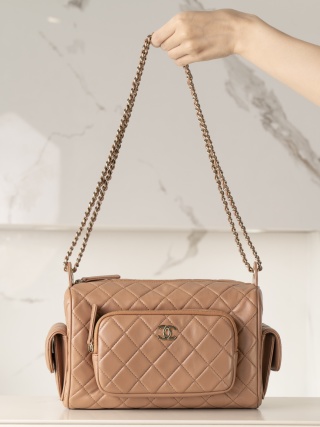 샤넬 24K 체인백 라지 카라멜 18x24x17cm 34040 Chanel Bag