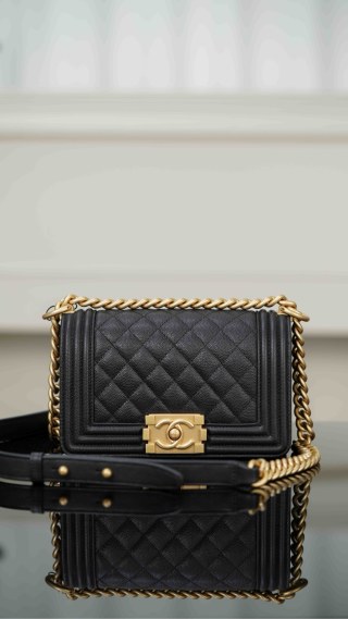 샤넬 보이백 미니 블랙 금장 12x20x8.5cm 34059 Chanel Bag