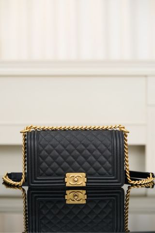 샤넬 보이백 블랙 금장 15x25x9cm 34060 Chanel Bag