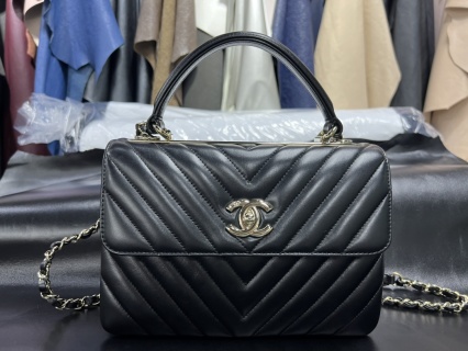 샤넬 가방 블랙 금장 램스킨 34115 Chanel Bag