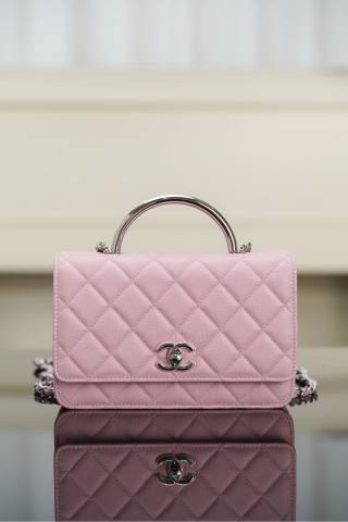 샤넬 25P WOC 체인백 핑크 캐비어 12x19x3.5cm 34131 Chanel Bag