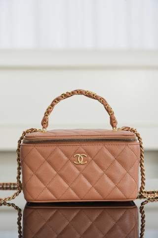 샤넬 25B 베니티백 CC로고 카라멜 19.5x12x6.5cm 34146 Chanel Bag