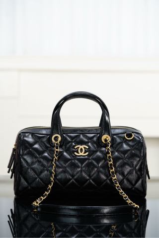 샤넬 볼링백 라지 17x31x13cm 34173 Chanel Bag