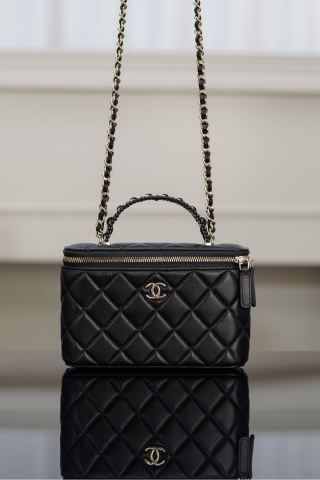 샤넬 25P 박스백 CC로고 블랙 금장 17x11x5cm 34184 Chanel Bag