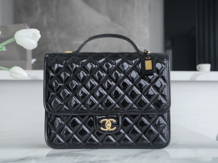 샤넬 백팩 골드 페이턴트 31.5x31x9cm 34208 Chanel Bag