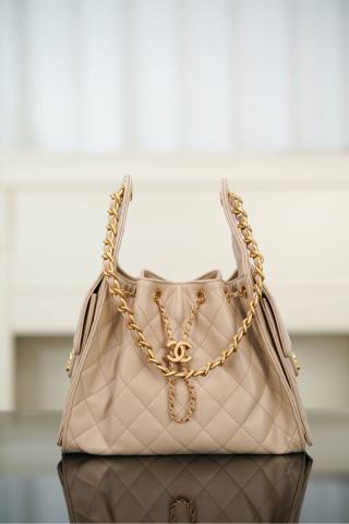 샤넬 25B 25백 미니 베이지 캐비어 30x26x14cm 34210 Chanel Bag