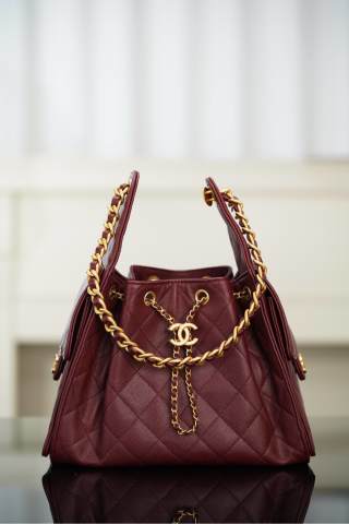 샤넬 25B 25백 미니 레드 캐비어 30x26x14cm 34214 Chanel Bag