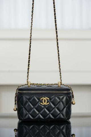샤넬 체인백 블랙 금장 소가죽 9.5x17x8cm 34245 Chanel Bag