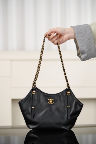 샤넬 26C 토트백 블랙 금장 소가죽 20x28x7cm 34293 Chanel Bag
