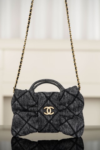 샤넬 25K 체인백 미니 CC로고 블랙 데님 18x26x5cm 34299 Chanel Bag