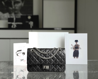 샤넬 미디움 체인백 블랙 소가죽 램스킨 16x24x7.5cm 가방 34361 Chanel Bag